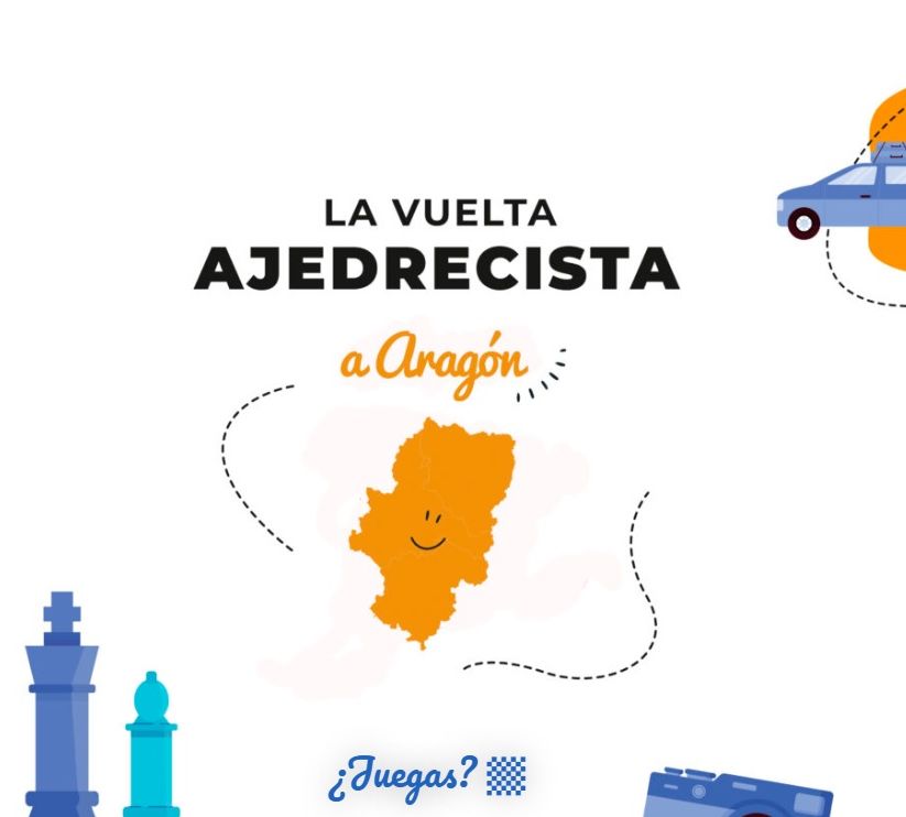 Portada de la Vuelta Ajedrecista a Aragón